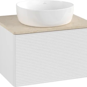 Meuble sous-lavabo Villeroy & Boch Antao Blanc brillant Meilleur Prix